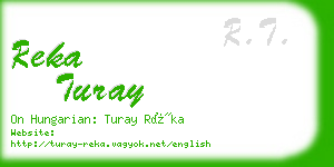 reka turay business card